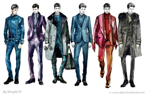 Figurines de moda hombre con looks temporada otoño/invierno | Fashion ...