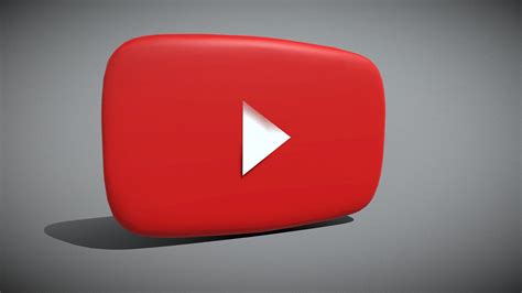 YOUTUBE LOGO - Download Free 3D model by Bilal Creation Production ...