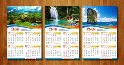 Desain Kalender Dinding 2017 - aabmedia