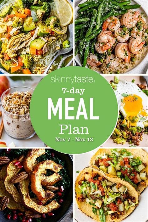 7 Day Healthy Meal Plan (Nov 7-13) – How to Go Healthy