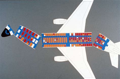 Diagram showing the damage to United Airlines Flight 232, a DC-10 airplane that crashed in Sioux ...