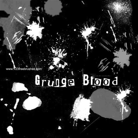 Grunge Blood | Adobe Photoshop Brushes Free Download Ps Brushes ...