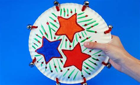 Upcycled Jingle Bell Tambourine - Craft Project Ideas