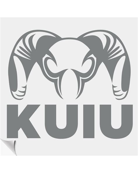 KUIU Cut Vinyl Decal | Grey