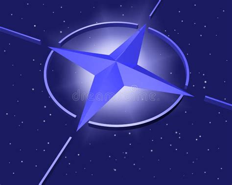 NATO star symbol stock illustration. Illustration of politics - 10453686