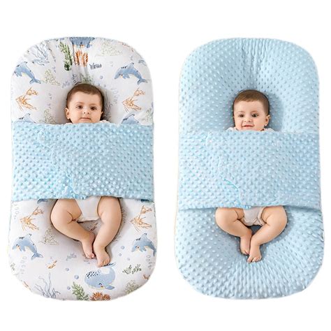 Baby Lounger - Baby Lounger for Newborn - Baby Lounger Pillow - Soft 100% Cotton - Baby Nest ...