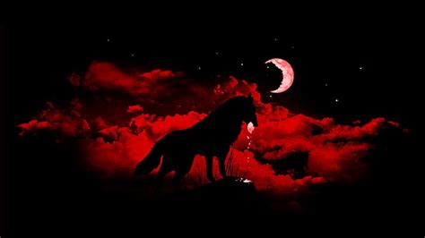 HD wallpaper: animals, fantasy Art, Moon, night, wolf | Wallpaper Flare