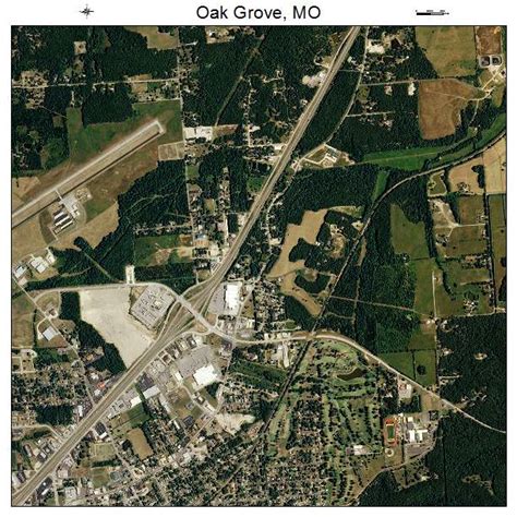 Aerial Photography Map of Oak Grove, MO Missouri