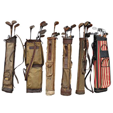 Vintage Golf Clubs with Bags For Sale at 1stdibs