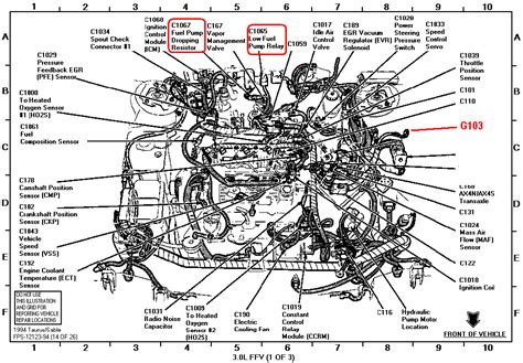 2002 Ford explorer engine compartment diagram