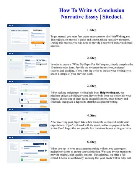 How To Write A Conclusion Narrative Essay Sitedoct. | PDF