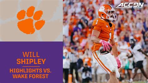 Clemson RB Will Shipley Highlights vs. Wake Forest - Win Big Sports