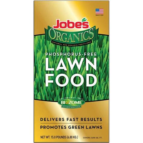 Jobe's Organics 15-lb 5000-sq ft 7-3 Natural All-Purpose Lawn Fertilizer in the Lawn Fertilizer ...