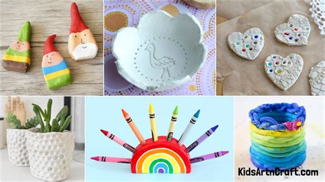 Air Dry Clay Projects For Kids - Kids Art & Craft