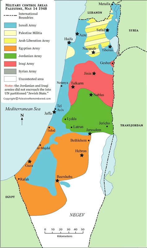 Map of middle east israel and palestine - lilygb