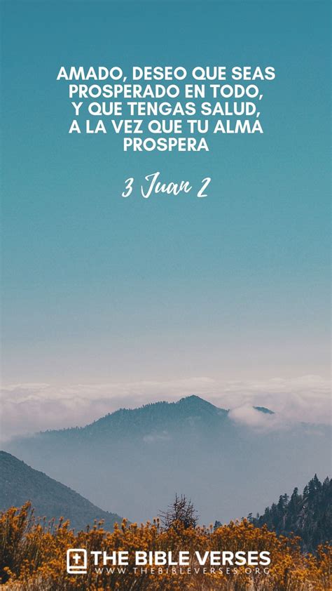 Versículos Bíblicos sobre Sanidad - 3 Juan 2 | Versículos bíblicos, Biblia, Palabra de dios biblia