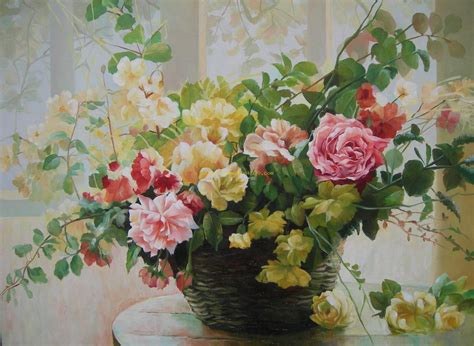 Impression flowers oil painting,Impression flowers oil painting,dafen oil