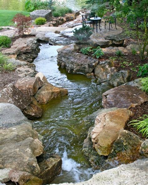 Pin by Dee Franek on Ditch | Waterfalls backyard, Garden stream, Water features in the garden