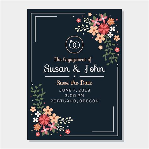 Engagement Invitation Vector Art, Icons, and Graphics for Free Download