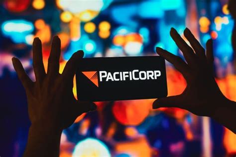 This Photo Illustration Pacificorp Logo Displayed Editorial Stock Photo ...