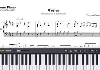 Wolves-Selena Gomez and Marshmello Free Piano Sheet Music & Piano Chords