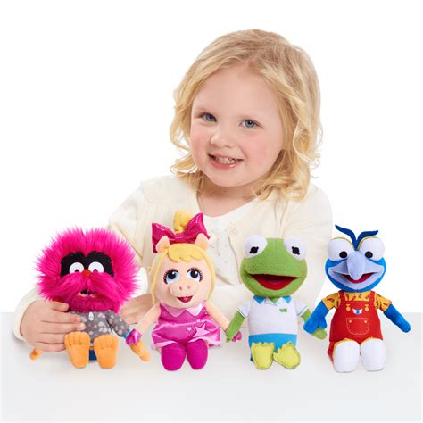 Disney Junior Muppet Babies Bean Plush- 4 pack Bundle - Walmart.com ...