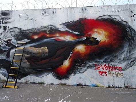 La violence des riches | Rue ordener, Paris Street art réali… | Flickr