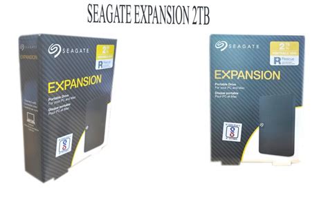 "Seagate 2TB Expansion 2.5” External Hard Disk - Rescue Edition"