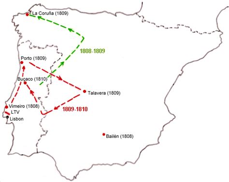 The Peninsular War, 1808-1811 | Map