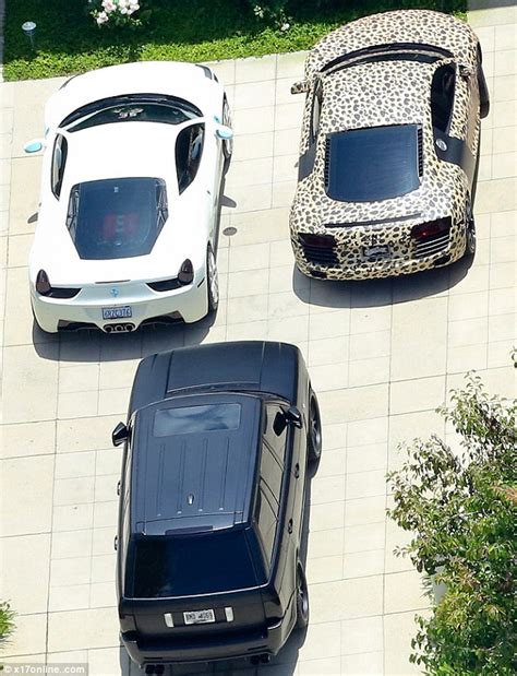 Justin Bieber Has Leopard Print Audi R8