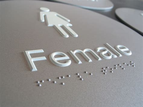 Braille Sign Supplies | Signage design, Wayfinding signs, Signage