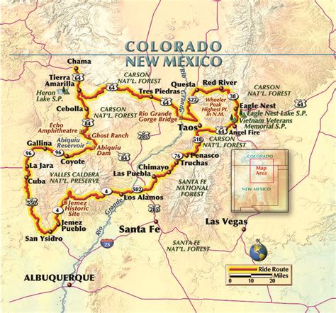 Map Of Northern New Mexico - Maping Resources