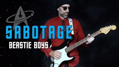 Beastie Boys - Sabotage instrumental cover on guitar Star Trek edition - YouTube