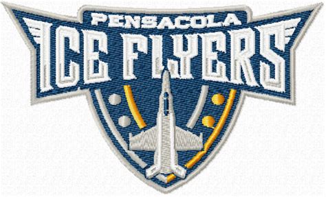 Pensacola Ice Flyers Logo embroidery design