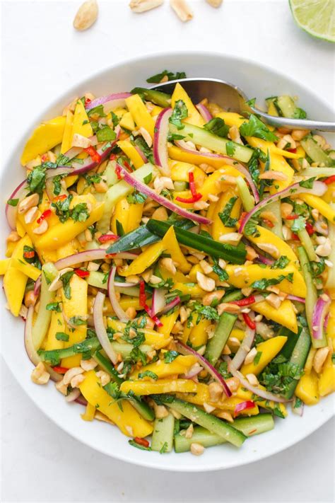 Spicy Thai Mango Salad (ready in just a few minutes!)