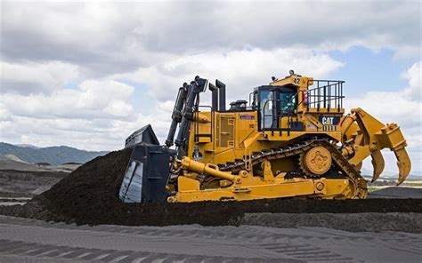 Download wallpapers Caterpillar D11T, big bulldozer, construction machinery, D11, mining ...