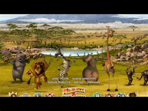 Madagascar Escape 2 Africa Dvd Menu