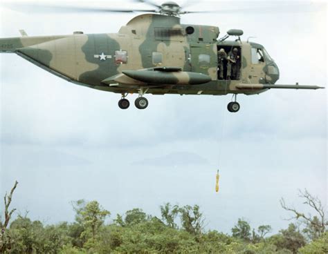 HH-3E Jolly Green Giant, with extending "jungle penetrator" | 56th ...