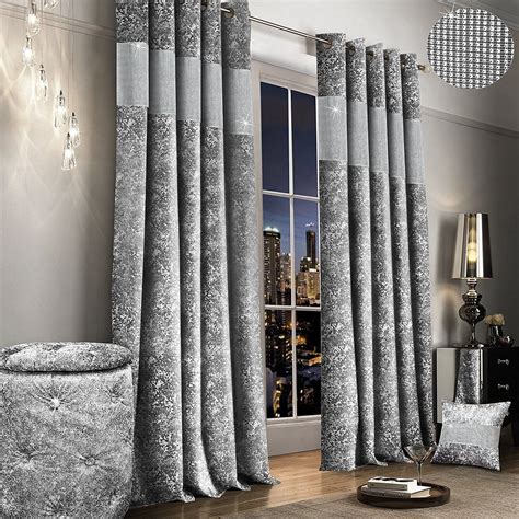 Amazing Crushed Velvet Curtains Grey Ikea Smart Home Blinds