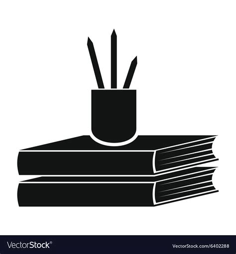 Books black icon Royalty Free Vector Image - VectorStock