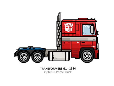 Transformers G1 Cartoon Optimus Prime Truck