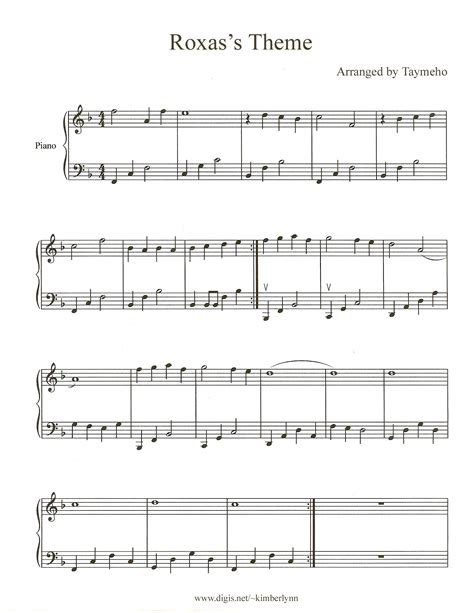 Free Printable Piano Sheet Music