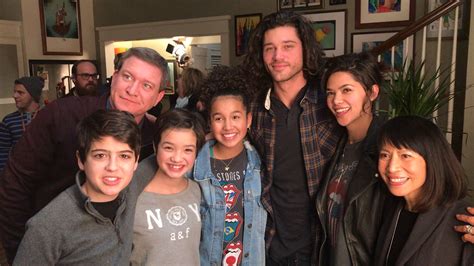 Nice and warm space with the Andi Mack team. | Andi mack, Andi mack cast, Peyton elizabeth lee