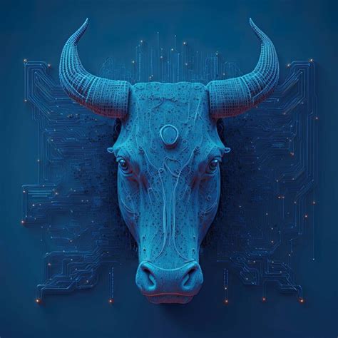 Premium Photo | Bull market 3d, financial and business concept