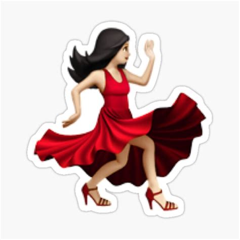 "Emoji tanzen" Sticker von laurencondoluci | Redbubble