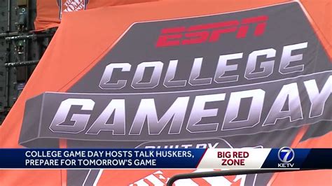 ESPN College GameDay hosts talk Huskers and preparations for game against Ohio State