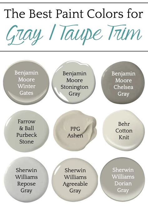 The Best Paint Colors for Gray Trim - Bless'er House