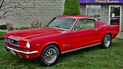 1966 Ford Mustang Fastback 289 V8 - Nicely Restored Pony Car - YouTube