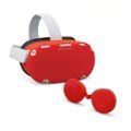 Hyperkin GelShell Headset Silicone Skin and Lens Cover Set for Oculus Quest 2 Red M07496-RD ...