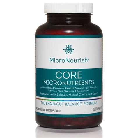 Core Micronutrients (228 Capsules) - Micronutrients.com | Micronutrients, Micro nutrients, Nutrient